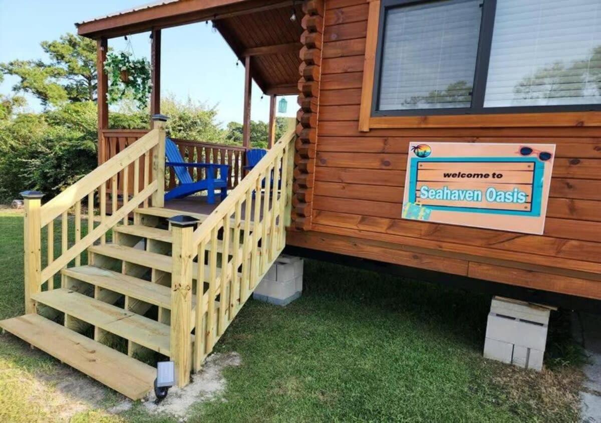 Water View Cabin Near North Topsail Beach Sneads Ferry المظهر الخارجي الصورة